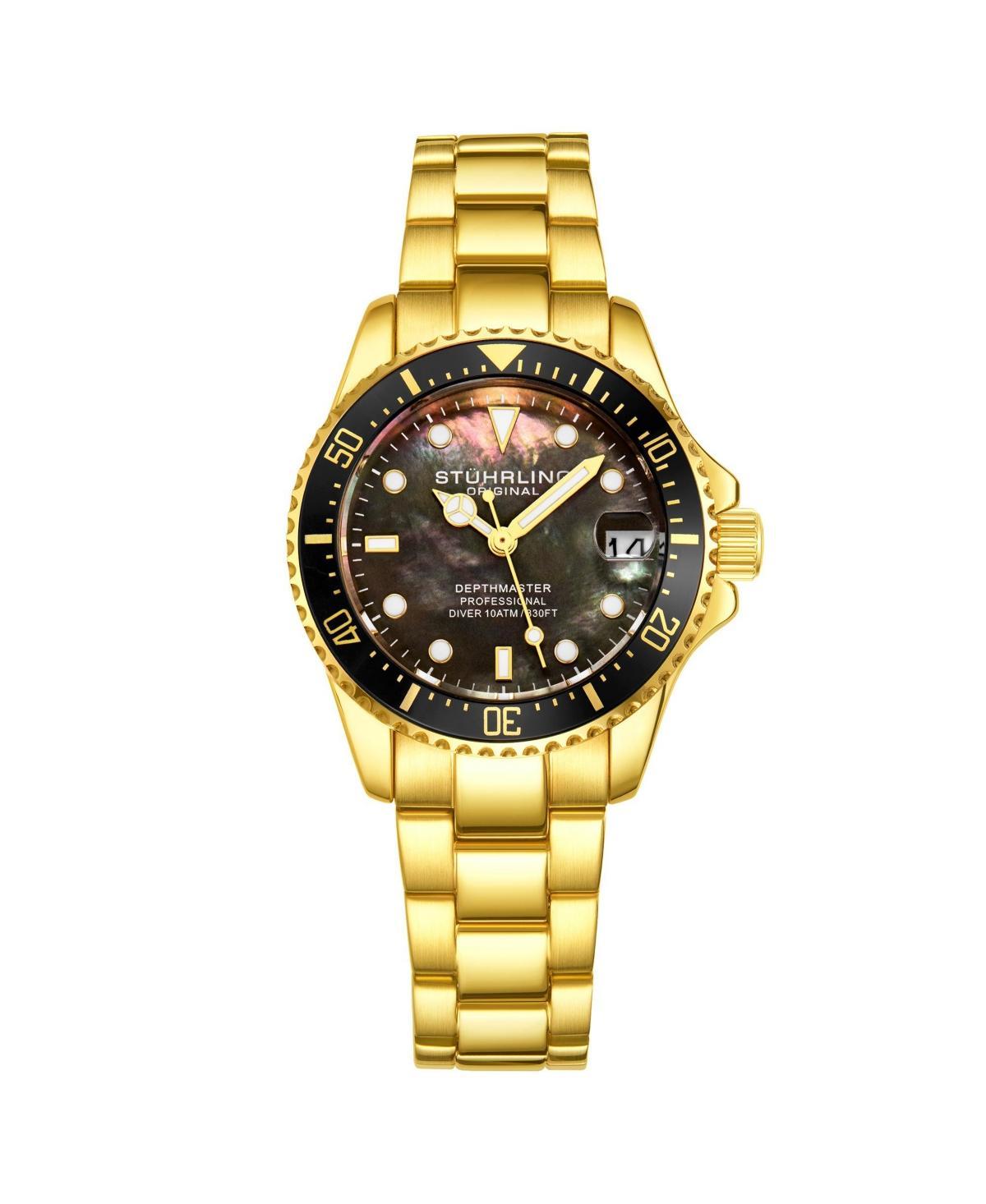 Stuhrling Womens Diver Depth master 3950L Quartz 32mm Fashion Watch Product Image