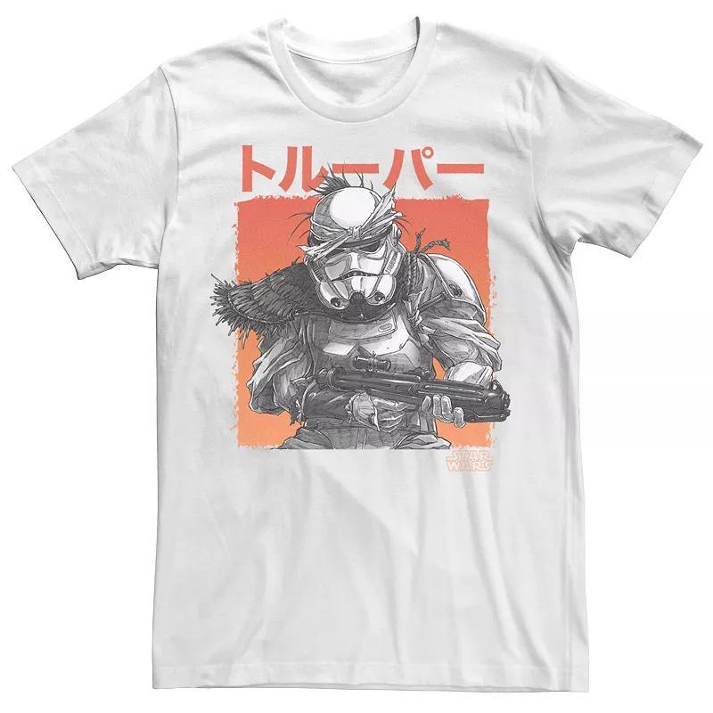 Mens Star Wars Visions Grunge Stormtrooper Graphic Tee Product Image