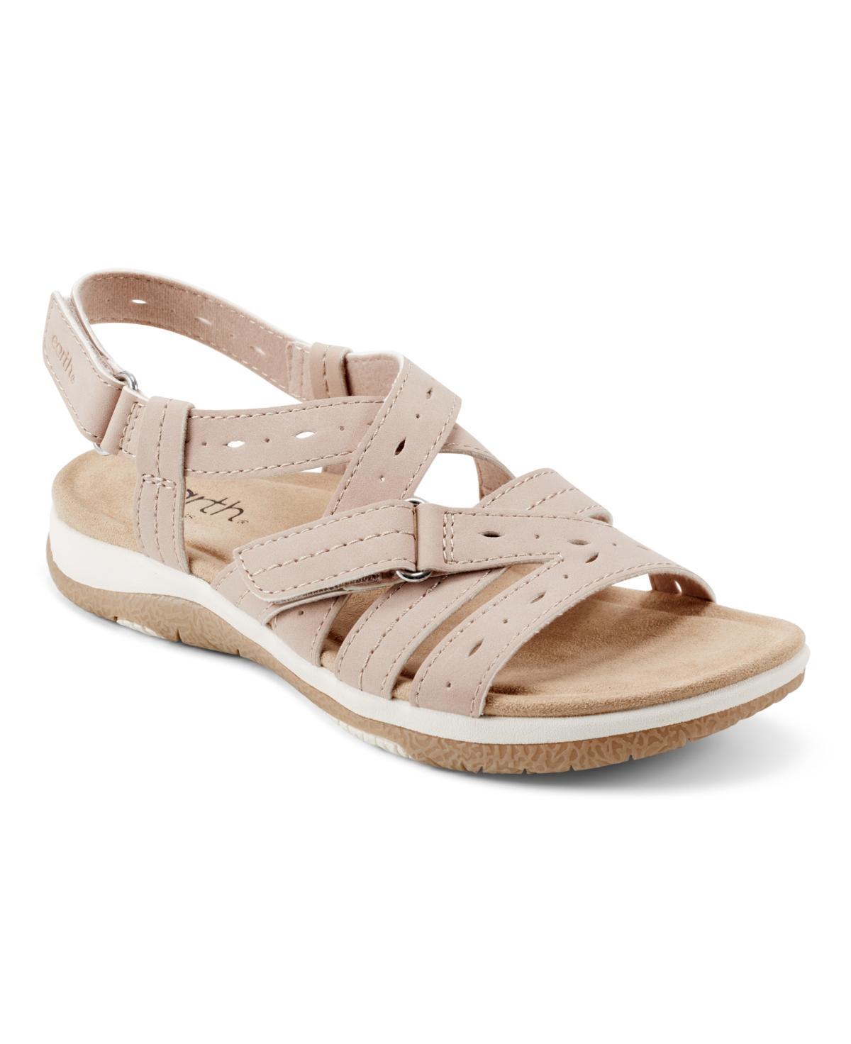 Earth Womens Samsin Strappy Round Toe Casual Sandals Product Image