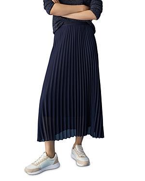 Womens Ortisei Pleated Mesh Midi Skirt Product Image