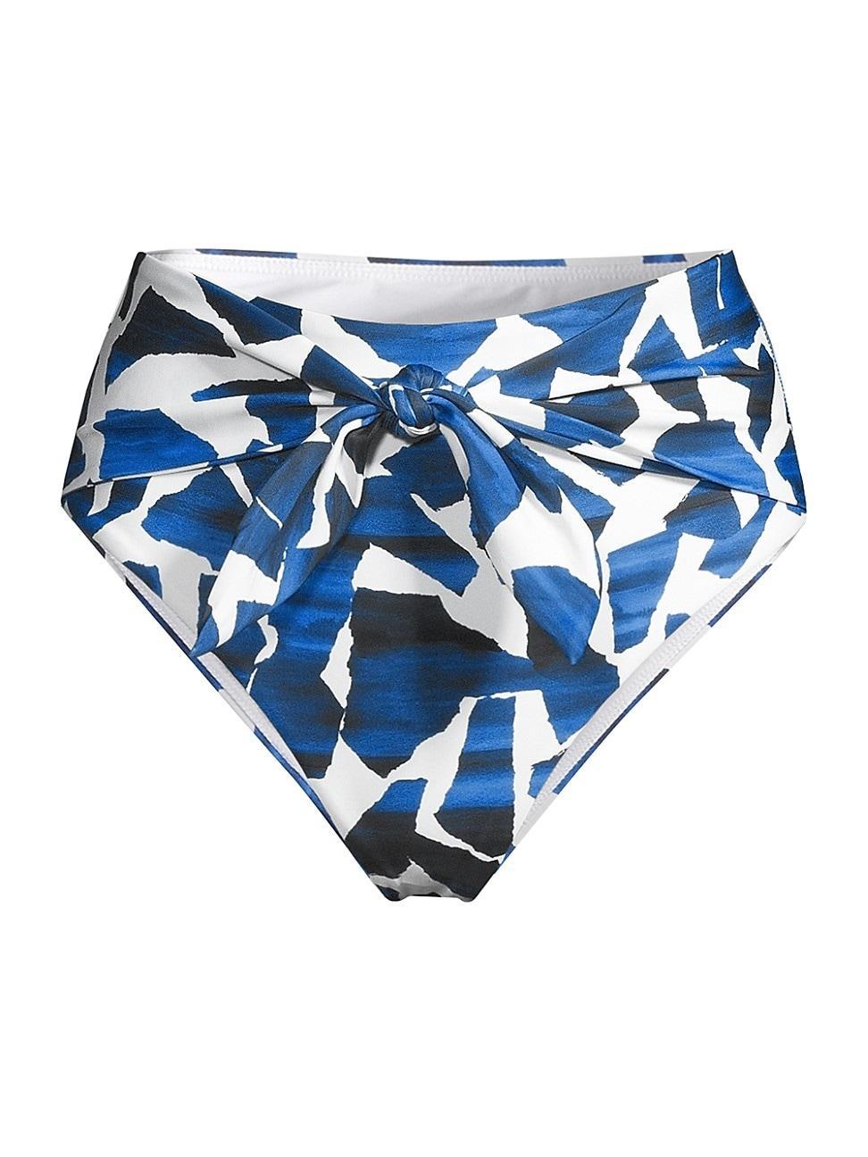 Womens Ocean Puzzle Bikini Bottom Product Image