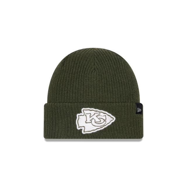 Kansas City Chiefs Green Merino Wool Knit Beanie Male Product Image