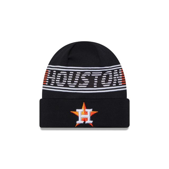 Houston Astros 2024 Clubhouse Cuff Knit Hat Male Product Image