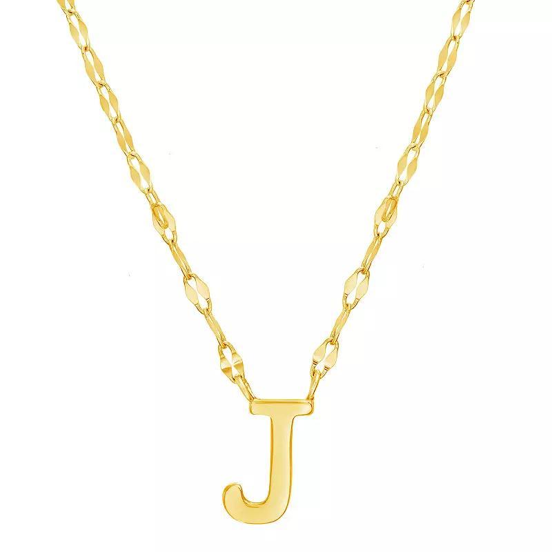 Paige Harper Initial Necklace, Womens A Gold Tone Product Image