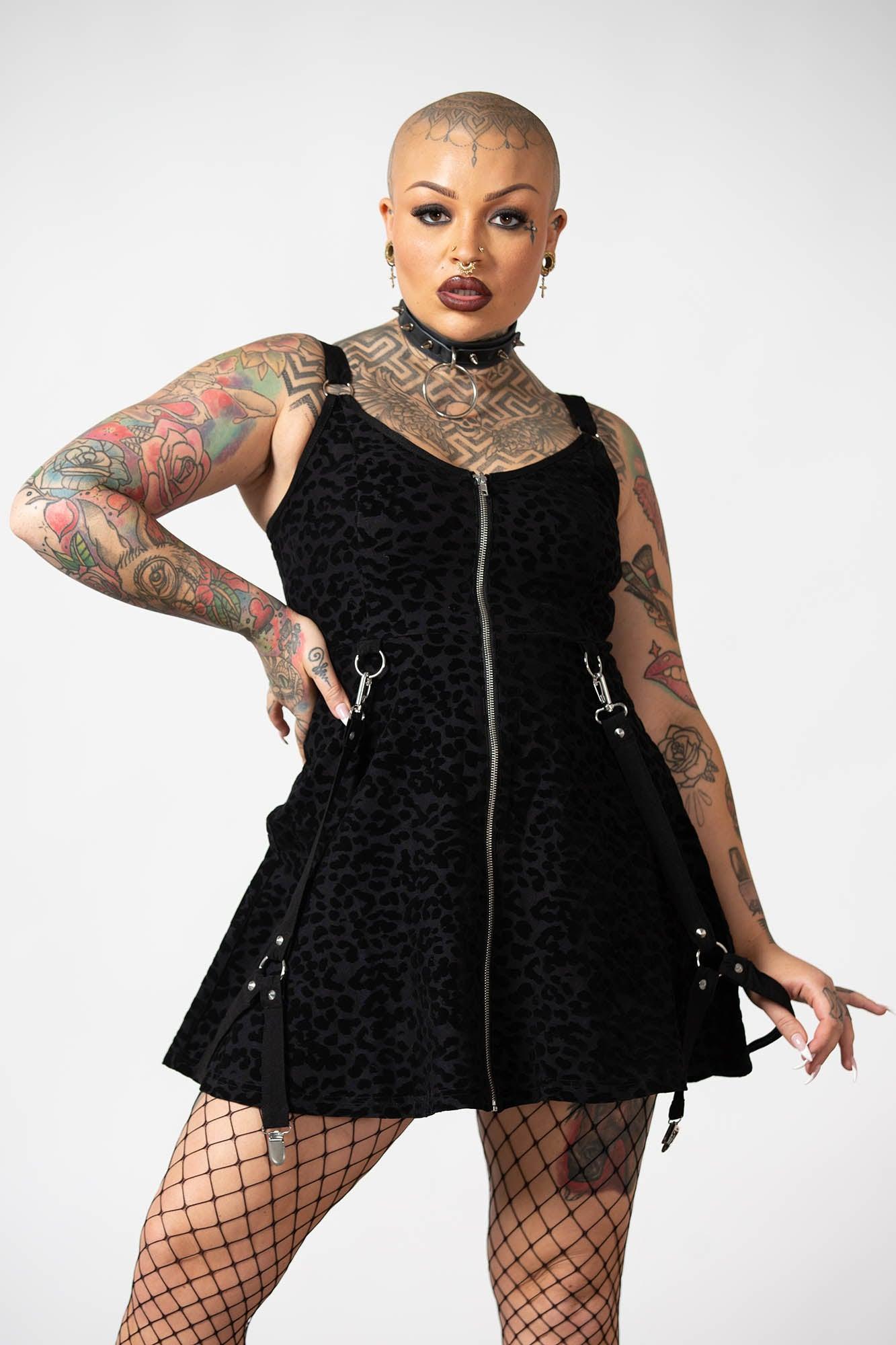 Feelin Purrty Skater Dress Female Product Image