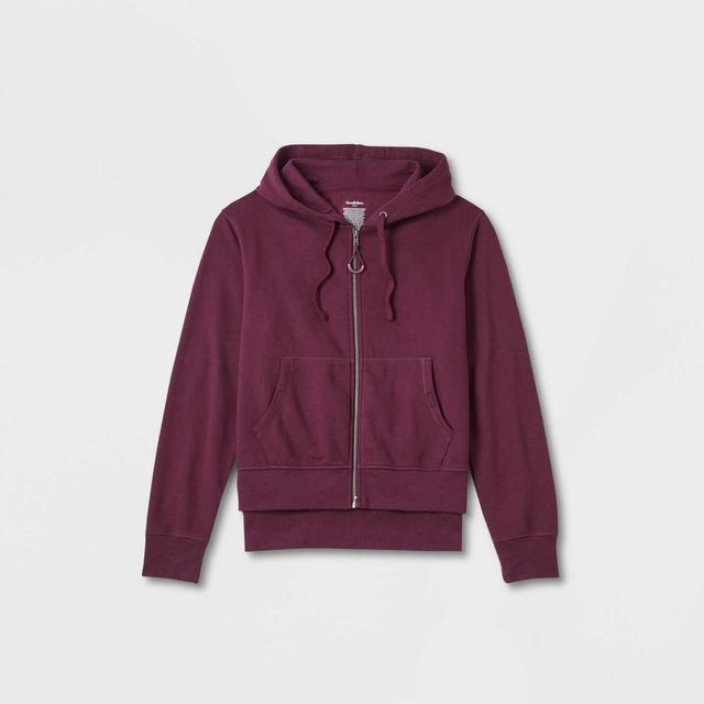 Mens Adaptive Seated Fit Ultra Soft Fleece Hoodie - Goodfellow & Co Maroon S Product Image