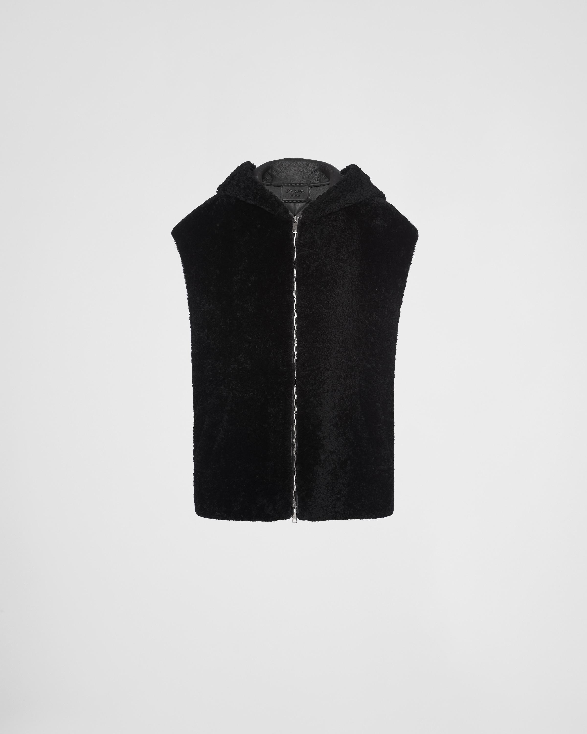 Nappa shearling vest Product Image