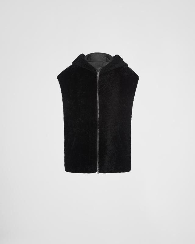 Nappa shearling vest Product Image