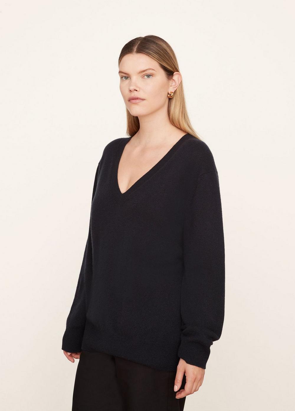 Lightweight Cashmere Weekend V-Neck Pullover Product Image