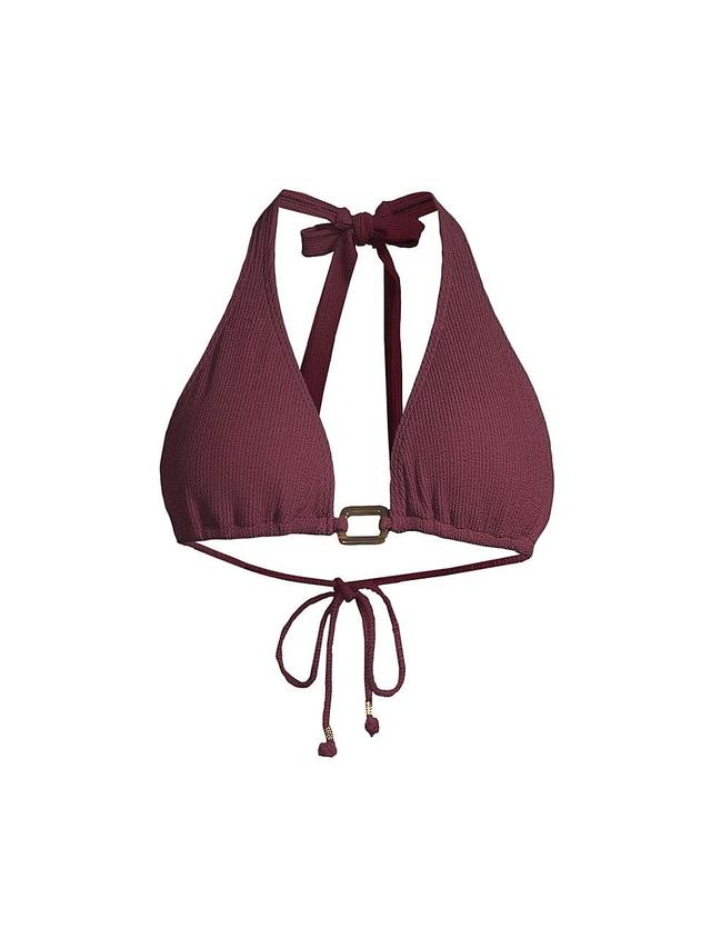 Womens Allison Halterneck Bikini Top Product Image