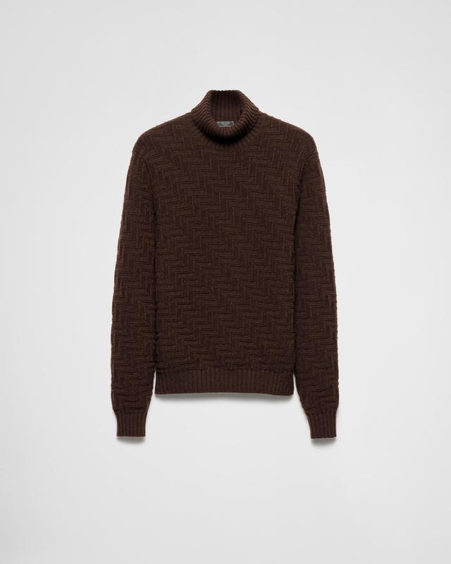 Wool and cashmere turtleneck sweater Product Image