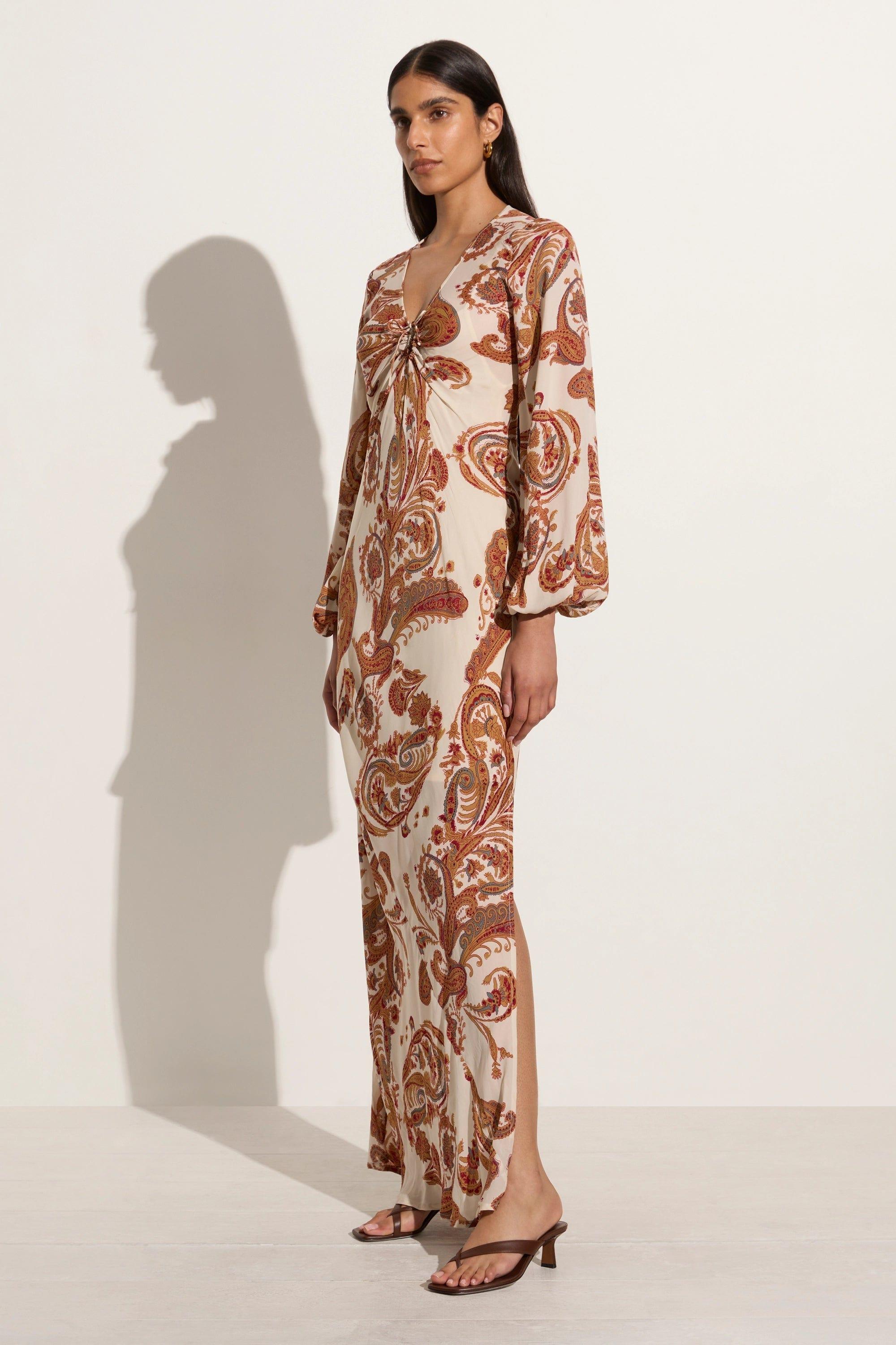 Santos Maxi Dress Alessia Paisley - Final Sale Product Image