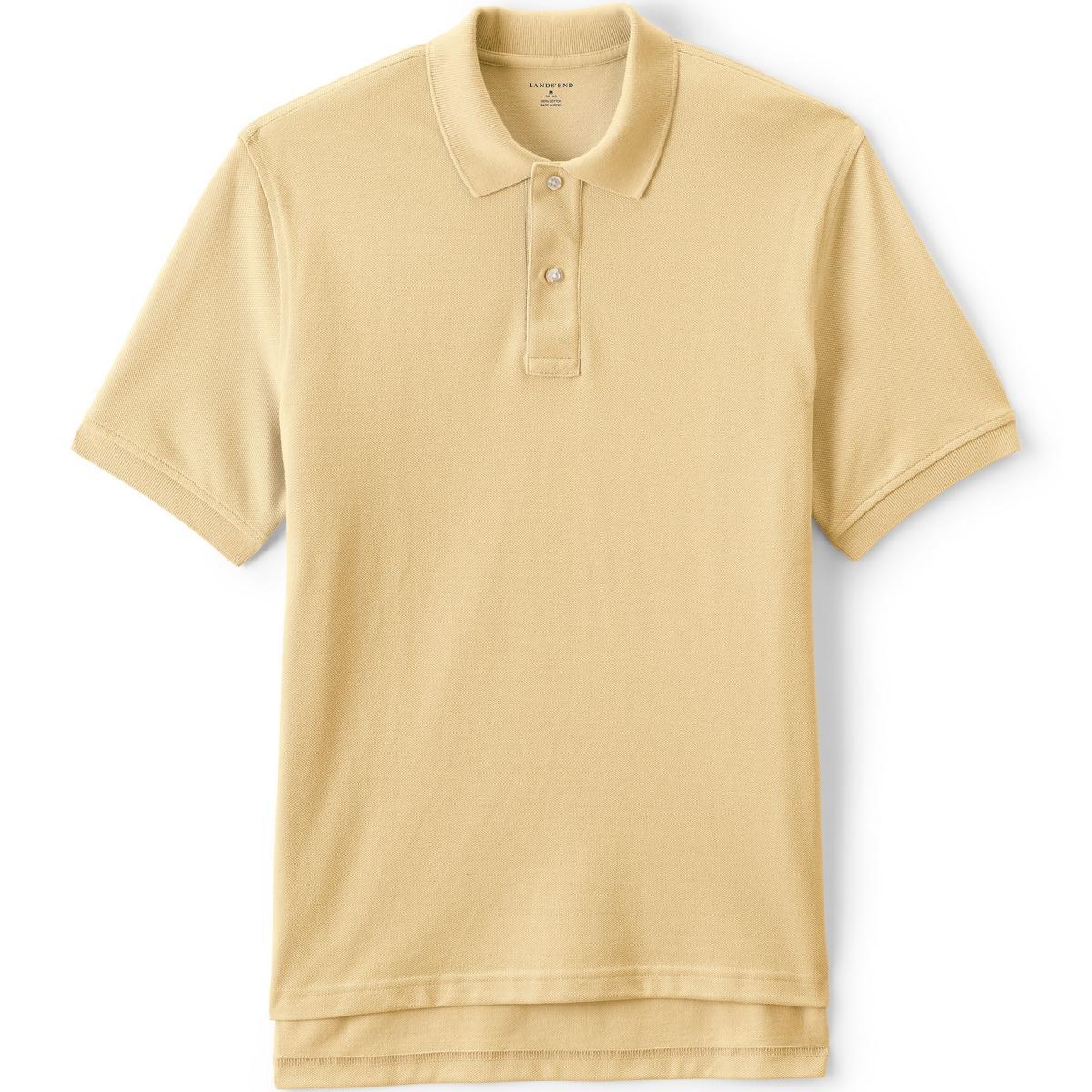 Mens Lands End Short Sleeve Mesh Polo Shirt Product Image