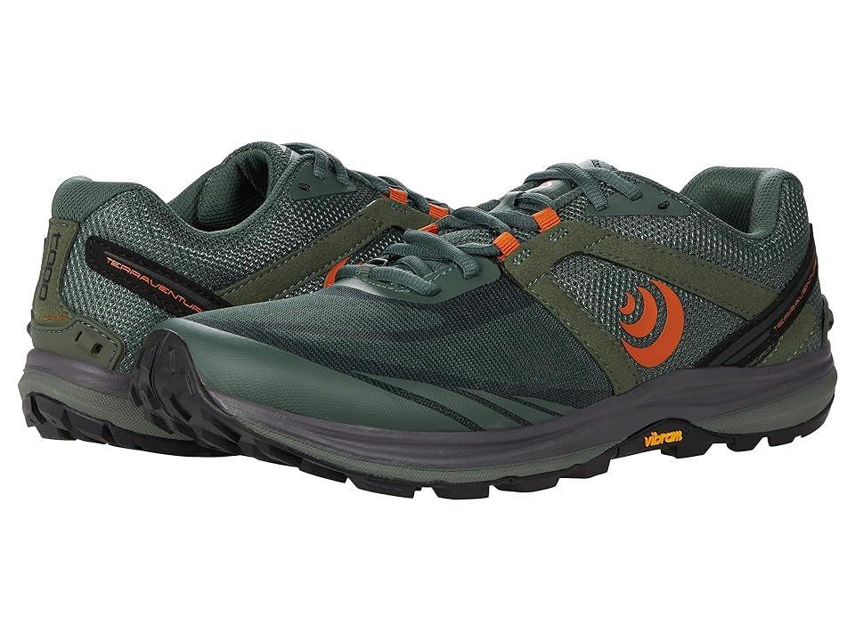 Topo Athletic Terraventure 3 (Dark /Orange) Men's Shoes Product Image