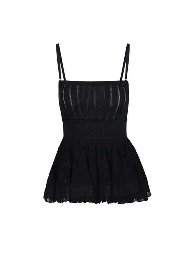 ALAÏA Crinoline Ribbed In Black Product Image