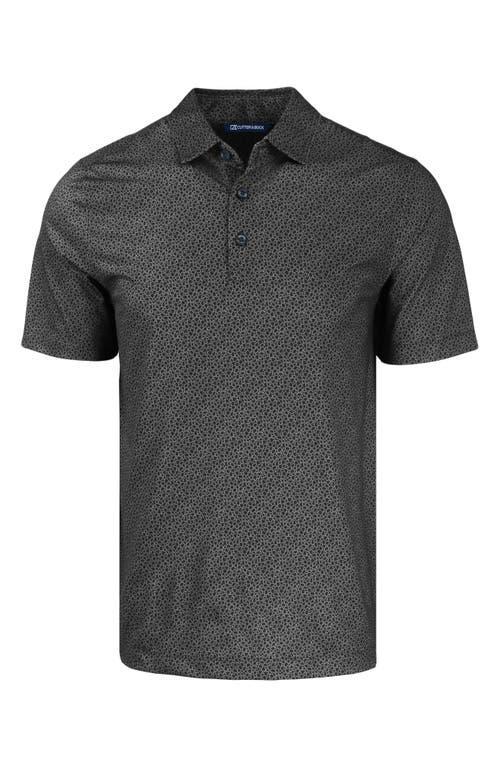 Cutter  Buck Pike Eco Pebble Print Short Sleeve Polo Shirt Product Image