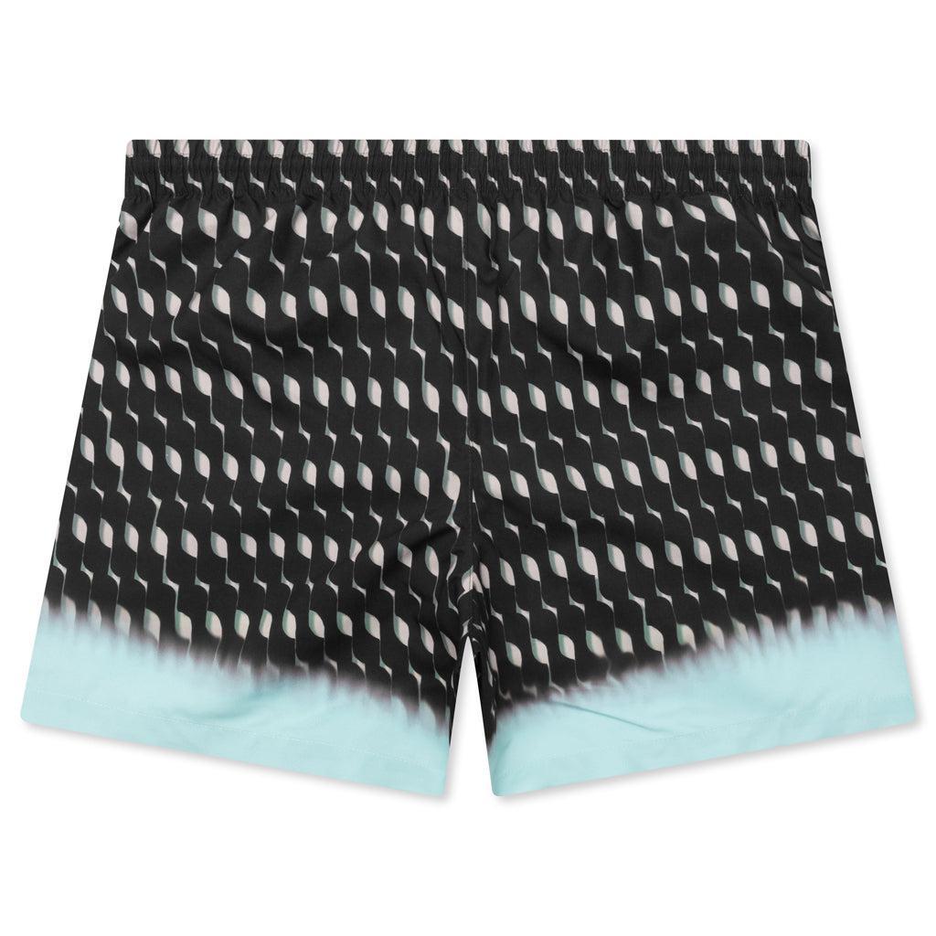 Printed Swim Shorts - Brown Male Product Image