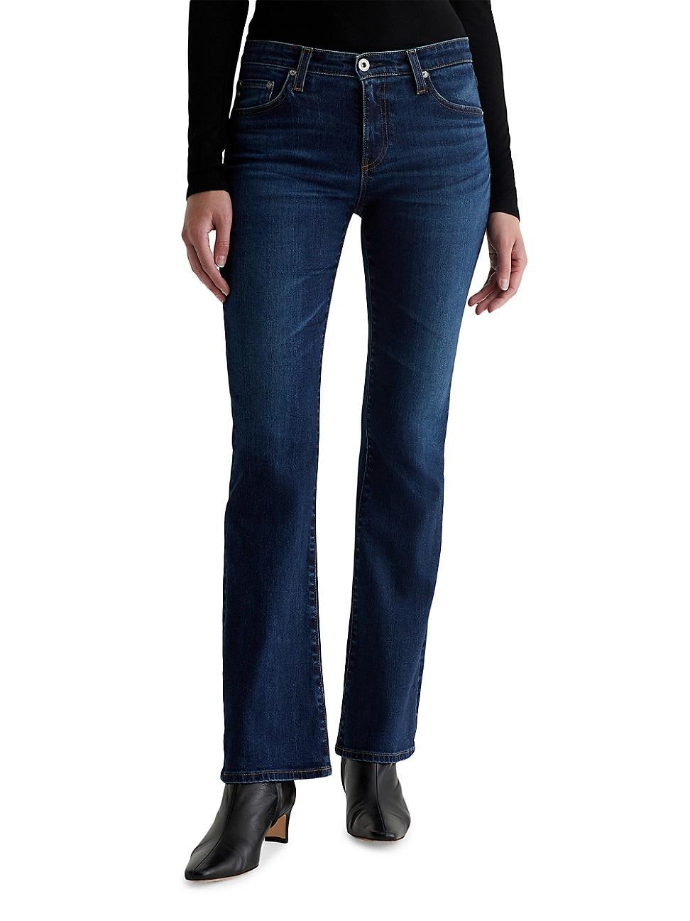 Womens Angel Low-Rise Flared Jeans product image