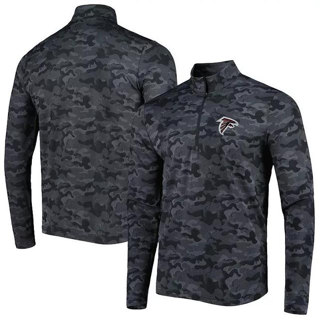 Mens Antigua Atlanta Falcons Brigade Quarter-Zip Sweatshirt Product Image