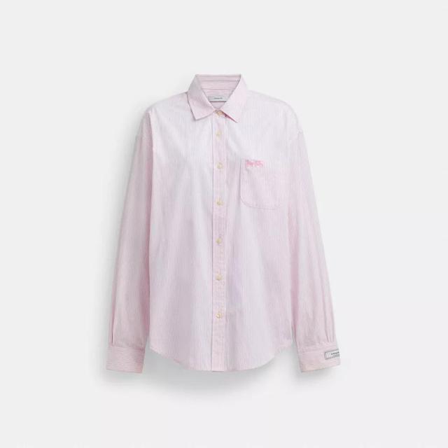 Striped Button Down Shirt In Organic Cotton Product Image