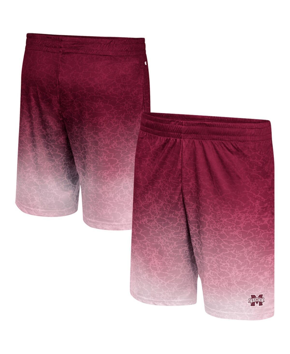 Mens Colosseum Maroon Mississippi State Bulldogs Walter Shorts Product Image