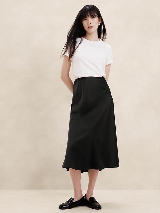 Midi Slip Skirt Product Image