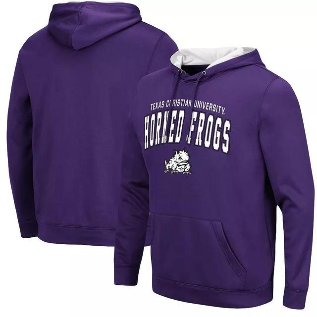 Mens Colosseum TCU Horned Frogs ResistancePullover Hoodie Product Image