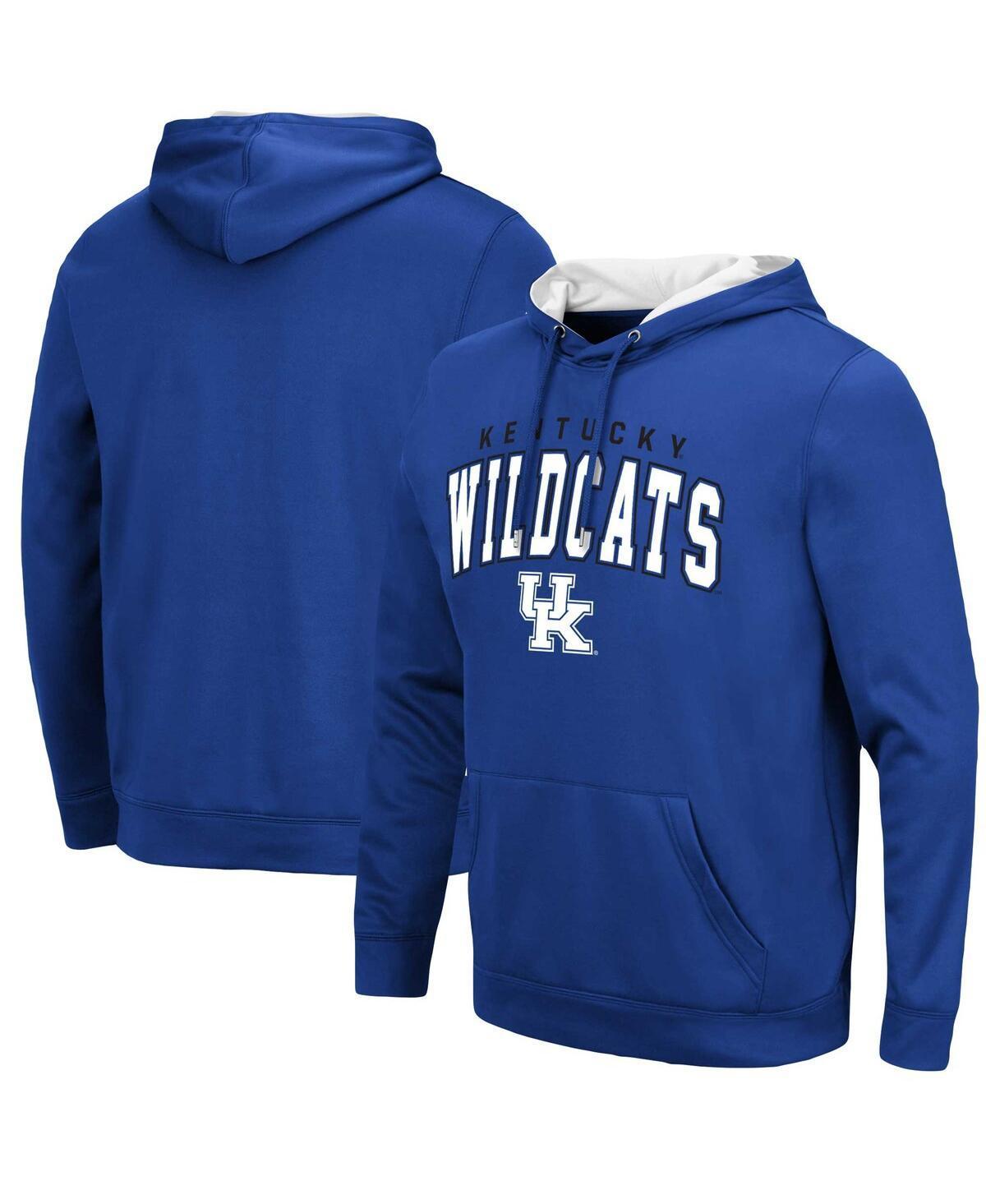 Mens Colosseum Royal Kentucky Wildcats ResistancePullover Hoodie Product Image