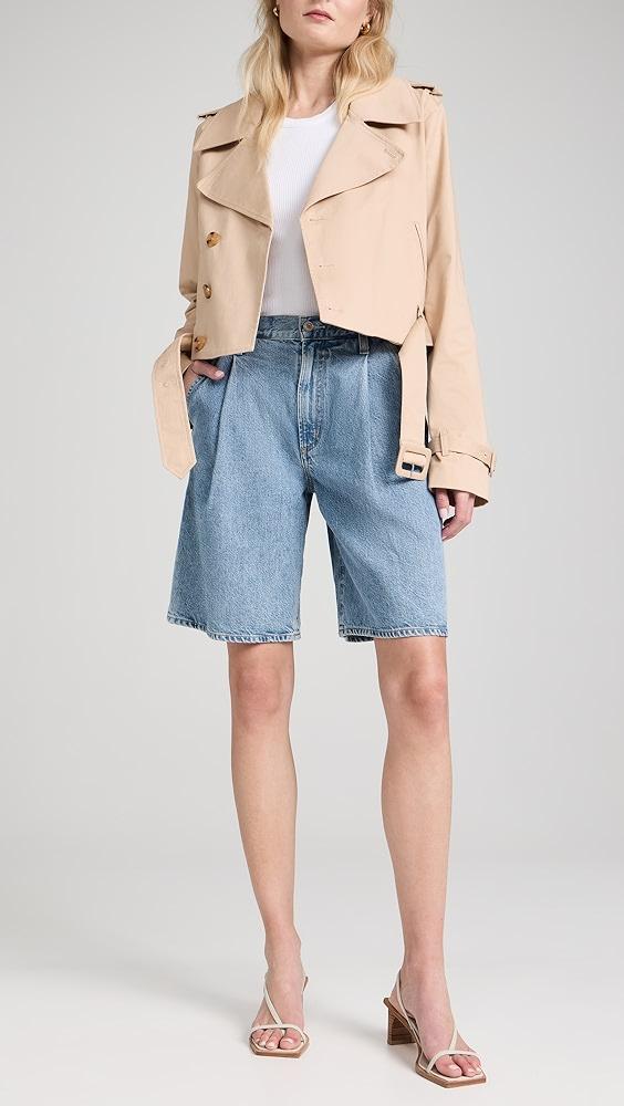 AGOLDE Ellis Trouser Shorts | Shopbop Product Image