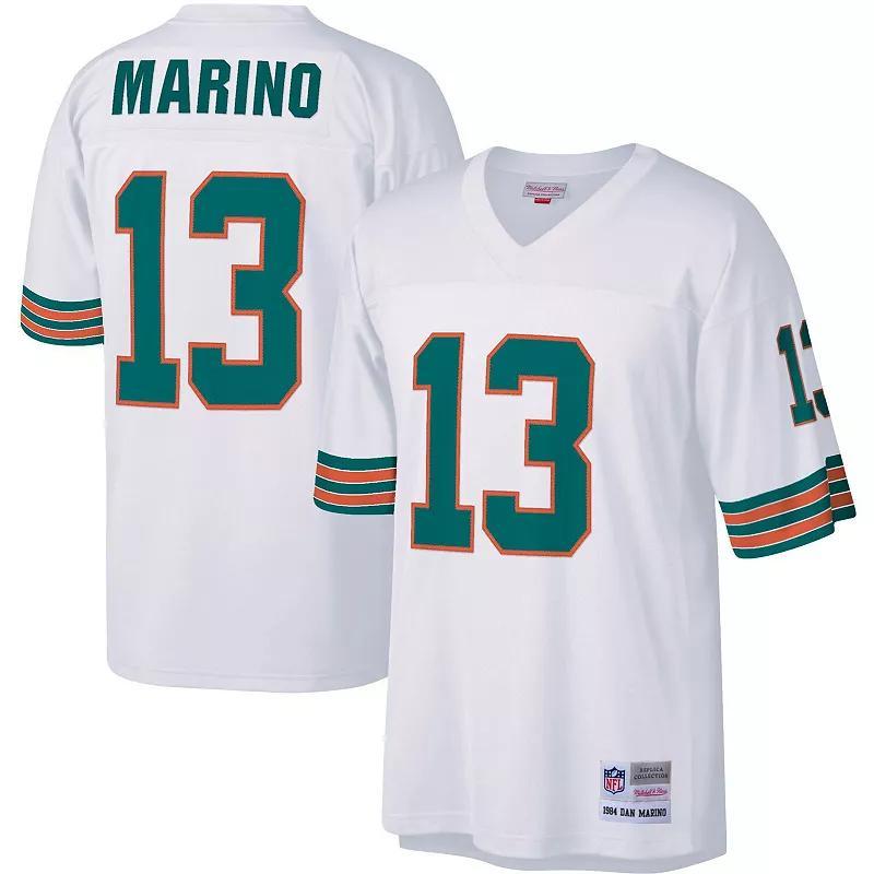 Mens Mitchell & Ness Dan Marino Miami Dolphins Big & Tall 1984 Retired Player Replica Jersey Product Image