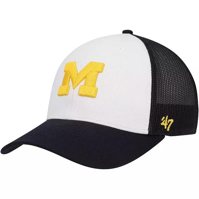 Mens 47 /Navy Michigan Wolverines Freshman Trucker Adjustable Hat Product Image