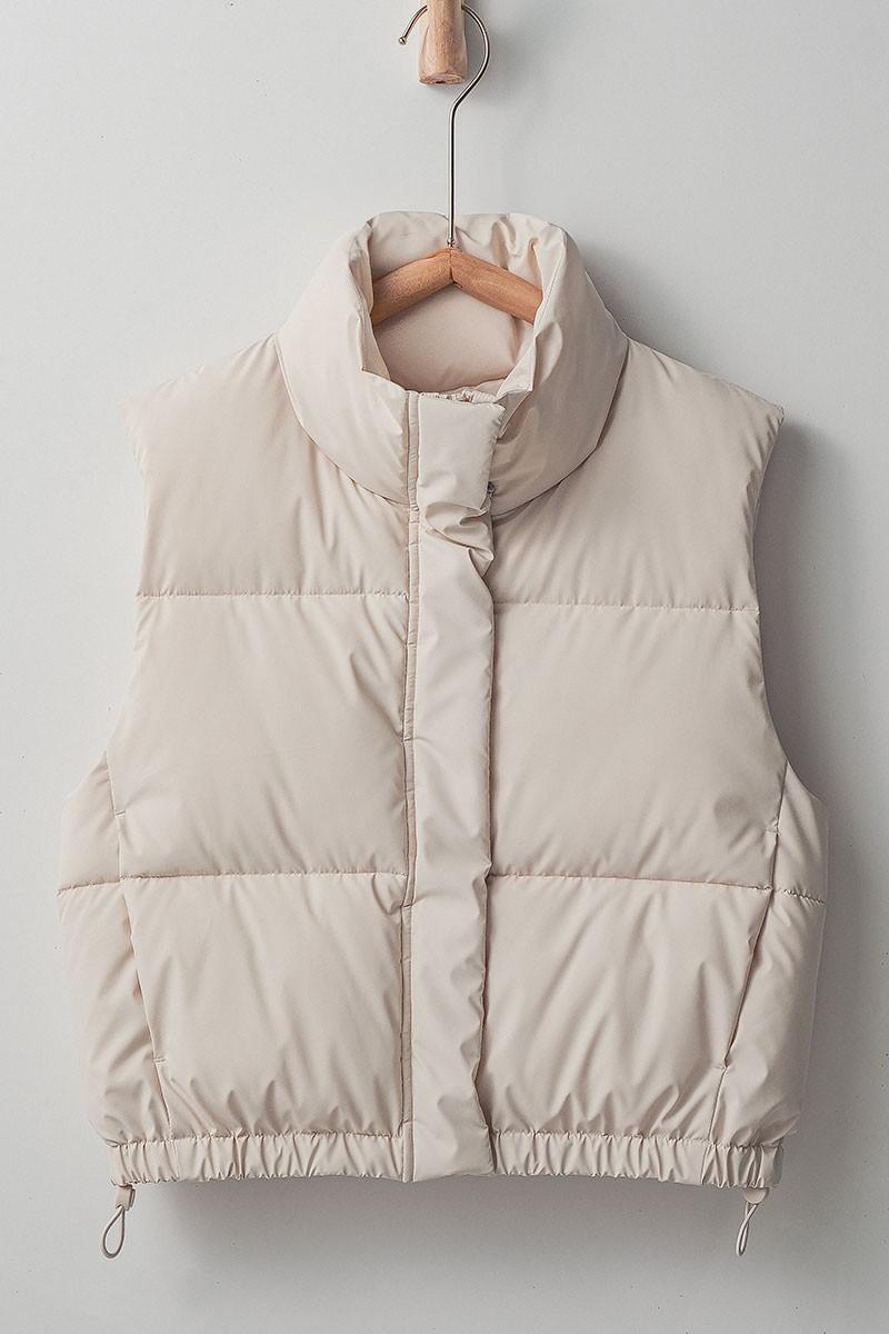 Haven Cropped Puffer Vest Product Image