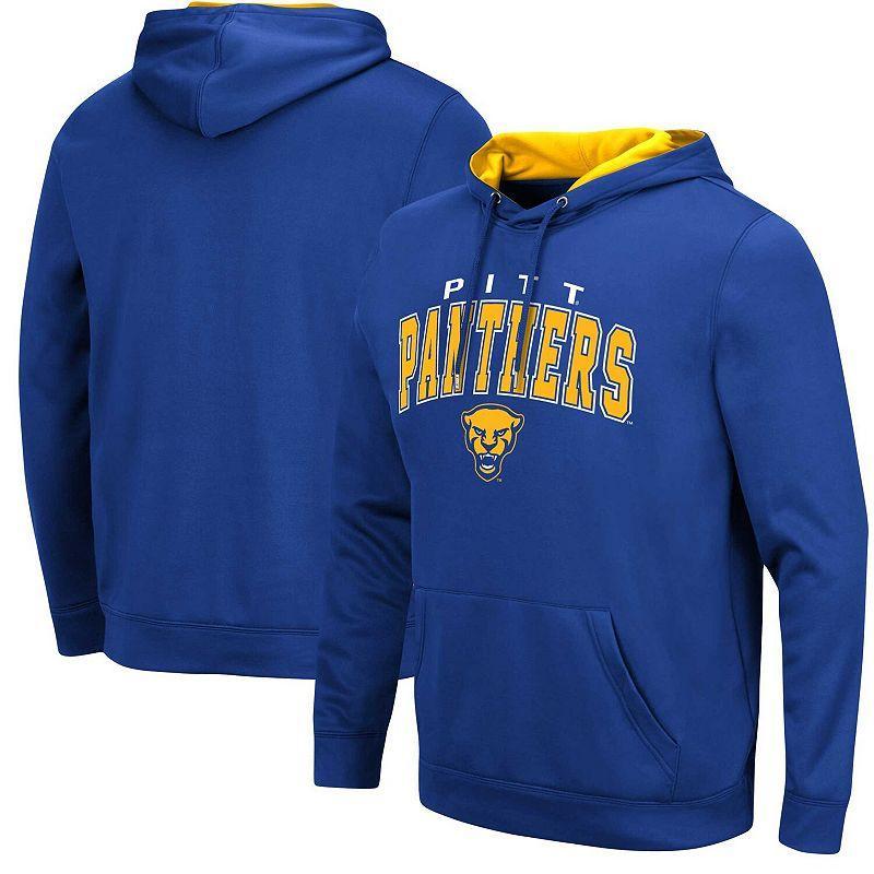 Mens Colosseum Royal Pitt Panthers ResistancePullover Hoodie Product Image