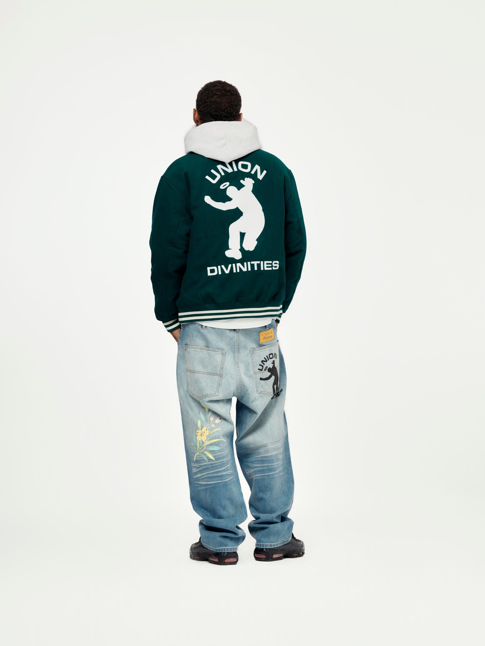 Divinities x Union Varsity Jacket (Dark Green) Product Image