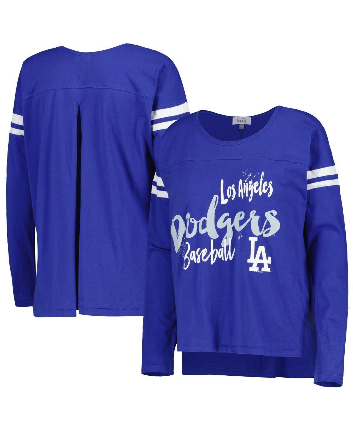 Womens Touch Royal Los Angeles Dodgers Free Agent Long Sleeve T-shirt Product Image