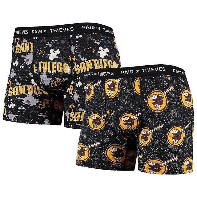 Mens Pair of Thieves San Diego Padres Super Fit 2-Pack Boxer Briefs Set Product Image