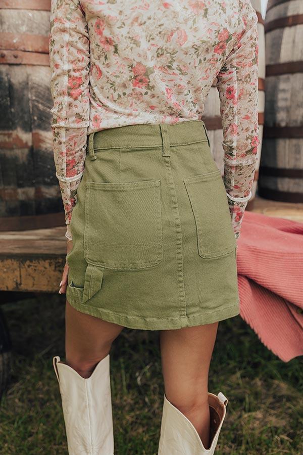 The Kelsey Cargo Mini Skirt Product Image