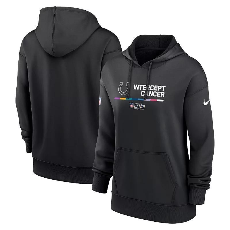 Womens Nike Black Pittsburgh Steelers 2022 Nfl Crucial Catch Therma Performance Pullover Hoodie Product Image