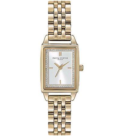 Olivia Burton Classics Rectangular Mesh Strap Watch, 20mm Product Image