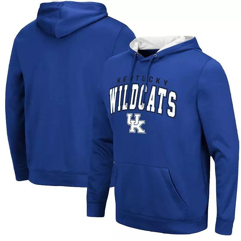 Mens Colosseum Royal Kentucky Wildcats ResistancePullover Hoodie Product Image