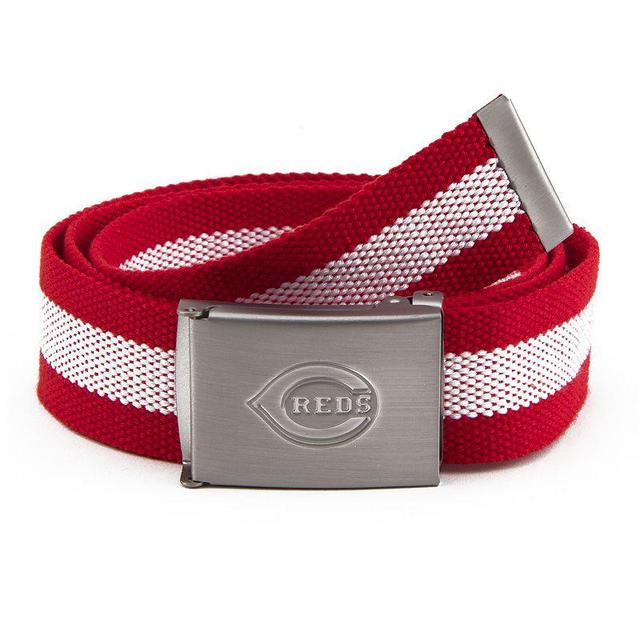 Mens Cincinnati Reds Fabric Belt - Red Product Image