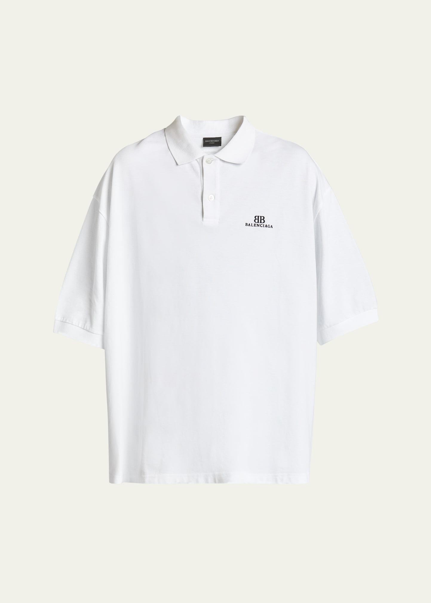 Mens Oversized Polo Shirt Product Image