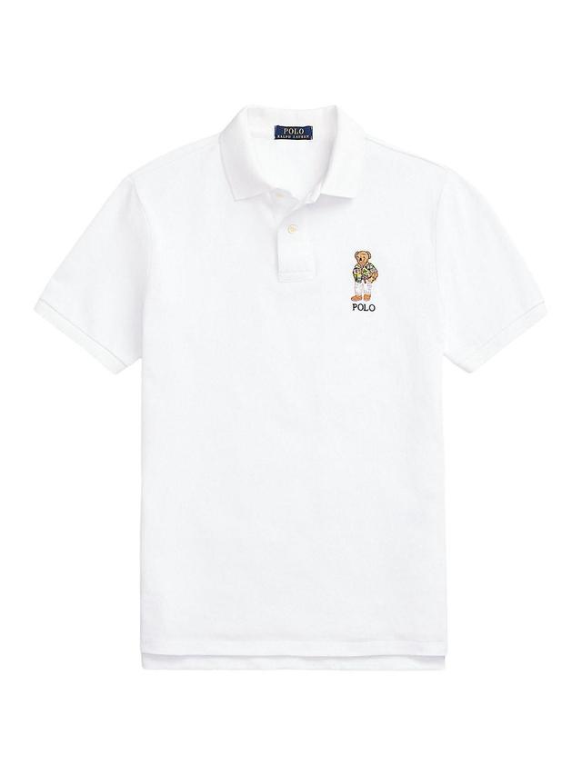 Polo Ralph Lauren Custom Slim Fit Big Pony Mesh Polo Shirt (Celadon) Men's Clothing Product Image