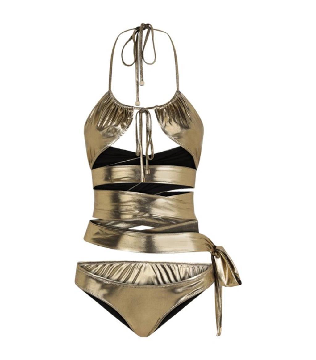 Wrap-around Tie Bikini In Multi Product Image