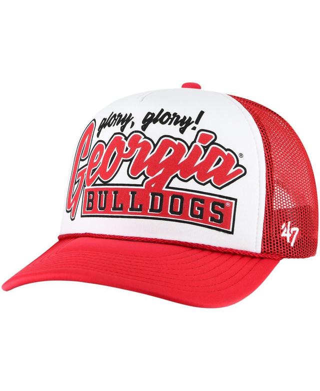 Mens 47 /Red Georgia Bulldogs Article Foam Front Trucker Hat Product Image