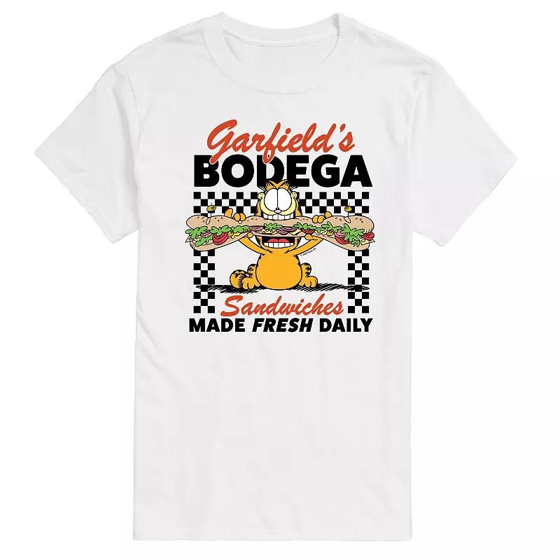 Mens Garfield Bodega Sandwiches Graphic Tee Product Image