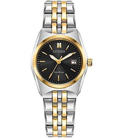 Citizen Womens Corso Three Hand Two Tone Stainless Steel Bracelet Watch Product Image