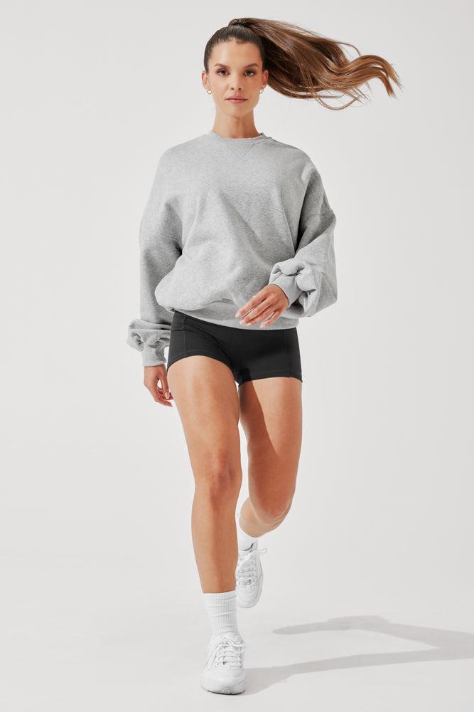 Cloud Crewneck Sweater - Heather Grey Product Image