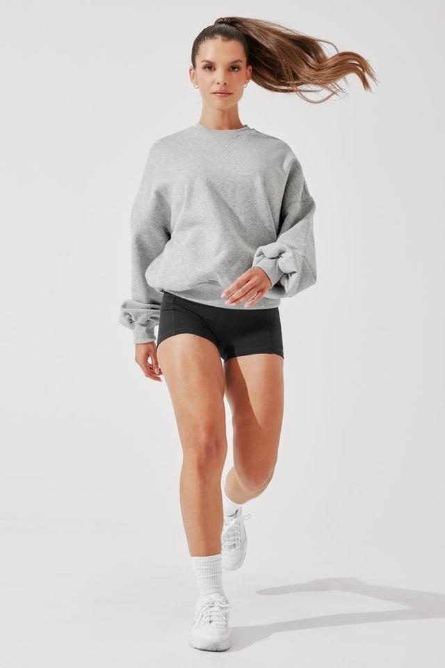 Cloud Crewneck Sweater - Heather Grey Product Image