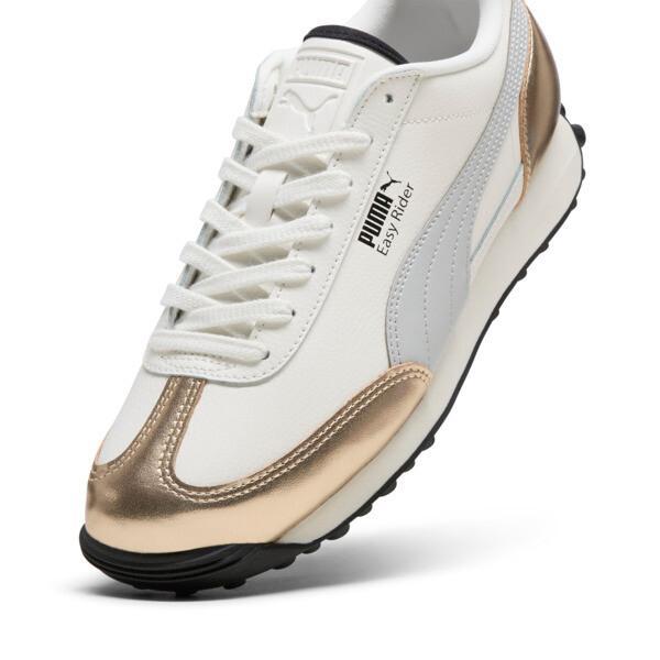 PUMA Easy Rider Mixed Metals Women's Sneakers in Warm White/Gold/Glacial Grey Product Image